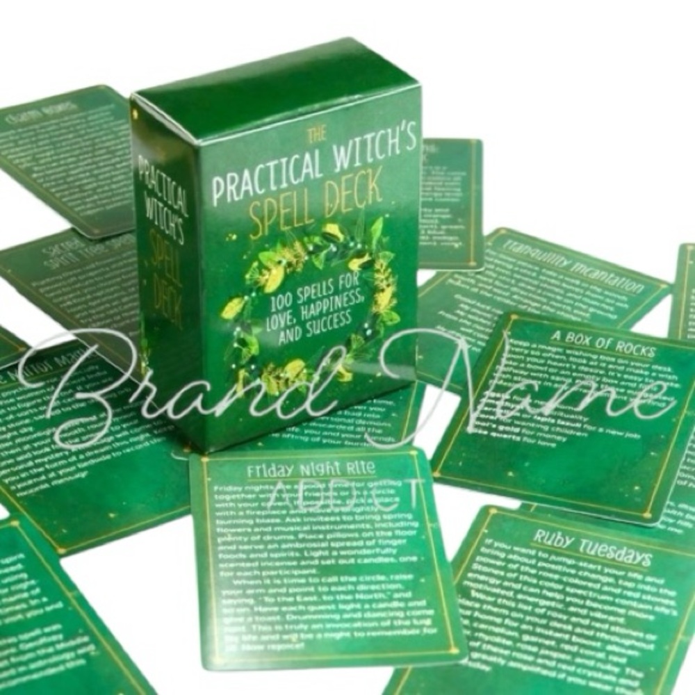 PRICE IS FIRM - Practical Witch's 100 Spell Card Deck